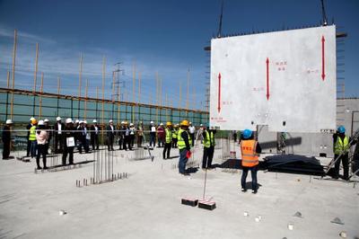 陜建八建集團(tuán)承建的陜西建筑產(chǎn)業(yè)PC工廠一期項(xiàng)目吸引全國800余人參觀學(xué)習(xí)