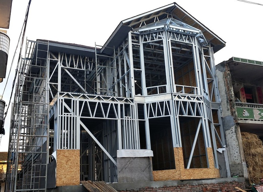 裝配式輕鋼結構別墅建筑前景廣闊隆鑫住工