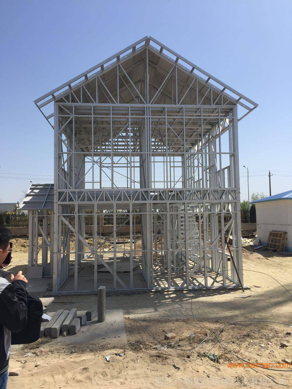 邢臺市寧晉縣裝配式輕鋼別墅農村新式鋼結構別墅住宅